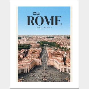 Visit Rome Posters and Art